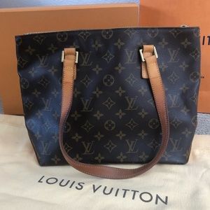 Authentic Louis Vuitton Cabas Piano Monogram